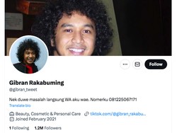 Pakai Foto Profil Giring di Sosmed, Gibran: Admin Baru