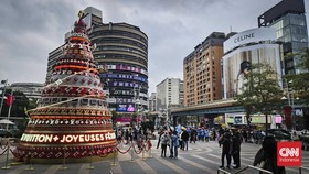 FOTO: Melihat Suasana Jelang Natal di Taipei