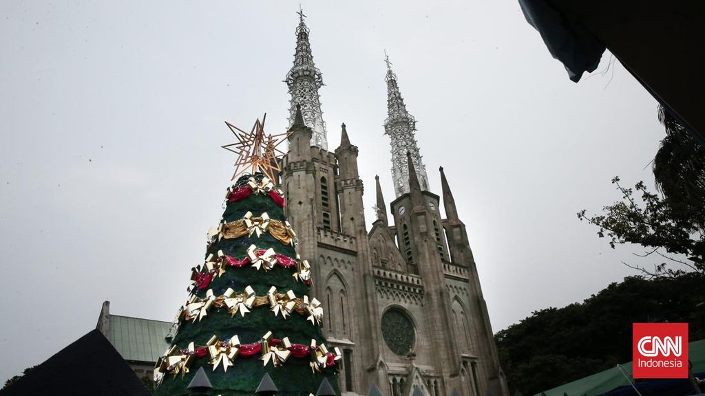 Jadwal Misa Natal di Gereja Katedral Jakarta 24-25 Desember 2025