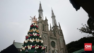 Jadwal Misa Natal di Gereja Katedral Jakarta 24-25 Desember 2025
