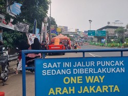 Puncak Bogor One Way Siang Ini, Lalin dari Jakarta Disetop