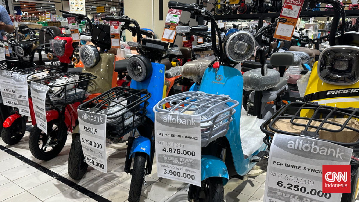 Sepeda Listrik Diskon Besar-besaran di Transmart Full Day Sale