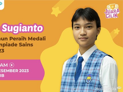 Cerita Davino Sugianto Siswa 14 Tahun Raih Medali Emas di Olimpiade Sains Nasional 2023