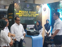 Menhub Tinjau Posko Angkutan Nataru, Sebut Arus Kendaraan Melandai