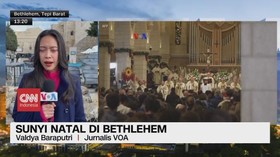 VIDEO: Sunyi Natal di Bethlehem