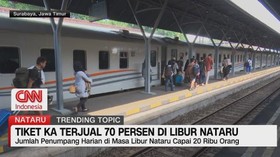 VIDEO: Tiket KA Terjual 70 Persen di Libur Nataru