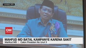 VIDEO: Mahfud MD Batal Kampanye Karena Sakit