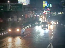 Video: Arus Lalu Lintas di Simpang Gadog Lancar Malam Ini