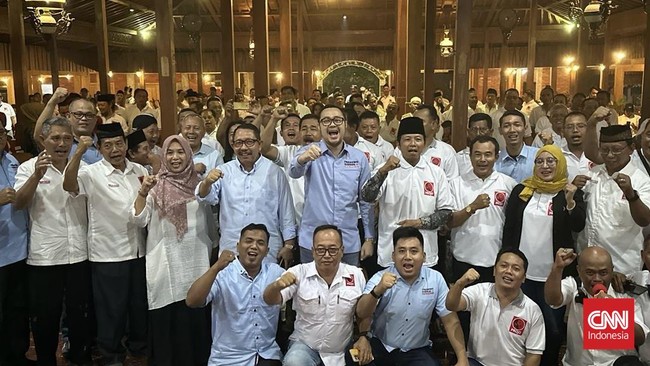 Projo Jawa Timur menyebut setidaknya ada 217 kepala desa di Nganjuk yang memutuskan bergabung menjadi anggota relawan Pro Jokowi (Projo).
