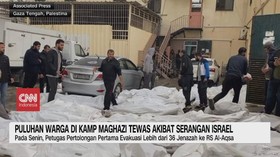 VIDEO: Puluhan Warga di Kamp Maghazi Tewas Akibat Serangan Israel
