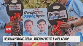 VIDEO: Relawan Prabowo Gibran Launching Motor & Mobil 