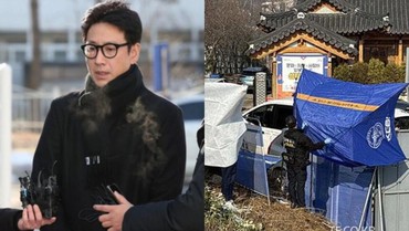 7 Potret Penampakan Mobil yang Ditumpangi Lee Sun Kyun dan Ditemukan Tewas