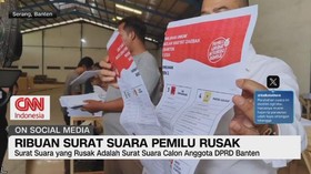 VIDEO: Ribuan Surat Suara Pemilu Rusak