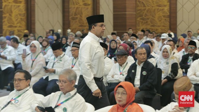 Anies Baswedan mengutip eks Wakil Presiden Jusuf Kalla (JK) agar alumni Himpunan Mahasiswa Islam (HMI) tak hanya menjadi wakil presiden.