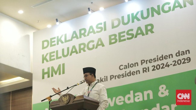 Di hadapan kader HMI, Anies mengaku telah banyak menerima kekhawatiran dari masyarakat yang ragu Pilpres 2024 akan berjalan adil.