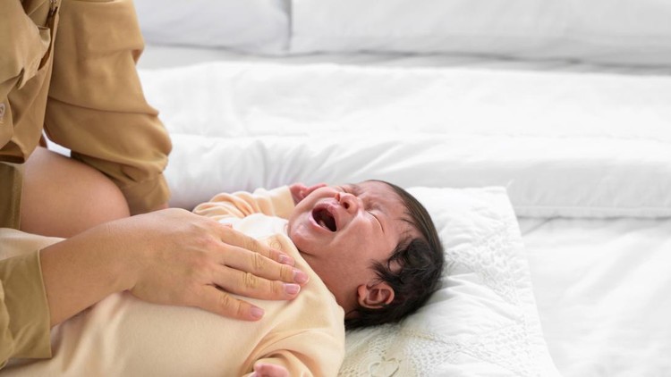 Ilustrasi Bayi Menangis Ilustrasi Bayi Menangis