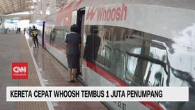 VIDEO: Kereta Cepat Whoosh Tembus 1 Juta Penumpang