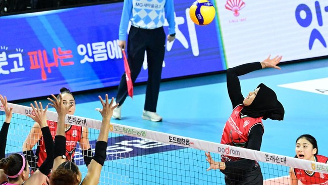 Duel Red Sparks vs Pink Spiders di Liga Voli Korea bisa disaksikan lewat live streaming, Kamis (28/12).