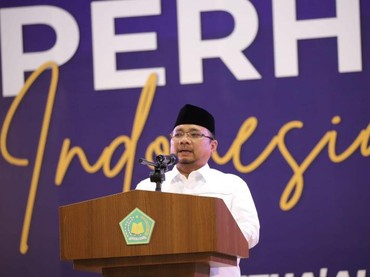 img-title Diharamkan MUI, Menag Ucap Salam Lintas Agama di Depan Imam Besar Al Azhar