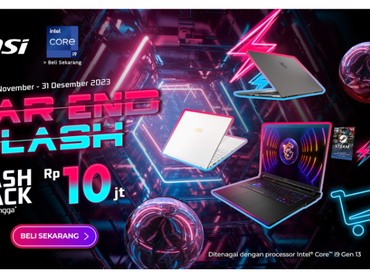 img-title Pesta Diskon Laptop Gaming MSI dengan Spek Monster hingga Rp10 Juta & Banjir Bonus