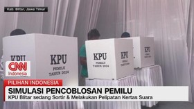 VIDEO: Simulasi Pencoblosan Pemilu