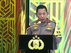Kapolri Pimpin Rilis Akhir Tahun, Ketua KPU hingga Kompolnas Hadir