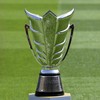 This picture taken on January 31, 2019 shows the AFC Asian Cup trophy on display ahead of the final match between Japan and Qatar, at Zayed Sports City Stadium in Abu Dhabi. While Japan have the Asian Cup pedigree, Qatar's over-achieving players migh