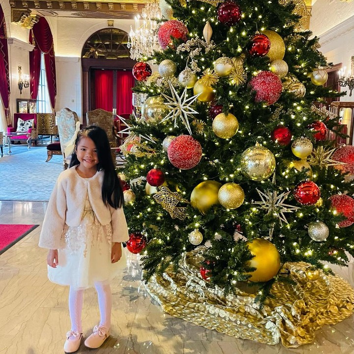 <p>Putri kecil Farah Quinn yang akrab disapa Yaya itu tampak sangat menggemaskan ketika berpose di samping pohon Natal. Saat ini Yaya sudah berusia 5 tahun, lho. (Foto: Instagram @farahquinnofficial)</p>