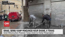 VIDEO: Israel Serbu Kamp Pengungsi Nour Shams, 6 Tewas