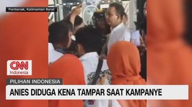 VIDEO: Anies Diduga Kena Tampar Saat Kampanye