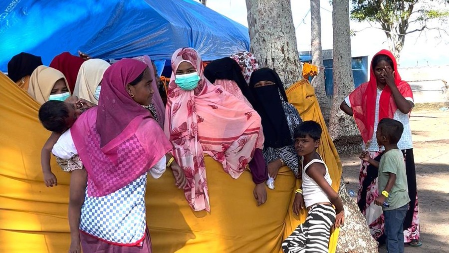 Pengungsi di Aceh