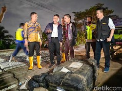 Pj Walkot Palembang Minta Jalan Ambles di Gandus Cepat Diperbaiki
