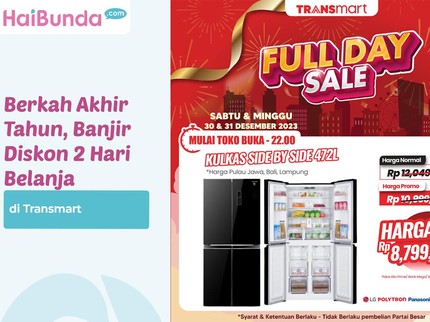 Berkah Akhir Tahun, Banjir Diskon 2 Hari Belanja di Transmart