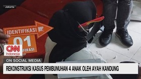 VIDEO: Rekonstruksi Kasus Pembunuhan 4 Anak Oleh Ayah Kandung