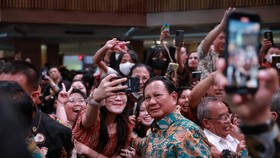 Prabowo Jadi Idola Jemaat Natal Nasional di Surabaya