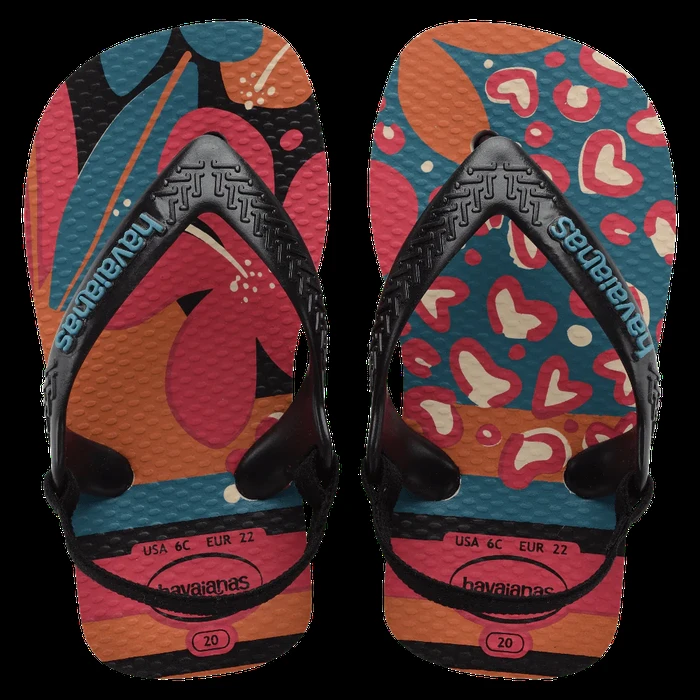 Havaianas Baby MMini Me in Beige/Black