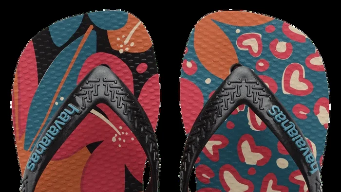 Havaianas Baby MMini Me in Beige/Black