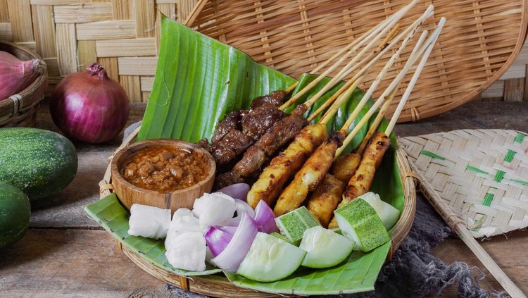 Ilustrasi sate ayam