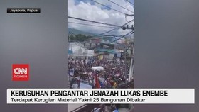 VIDEO: Kerusuhan Pengantar Jenazah Lukas Enembe