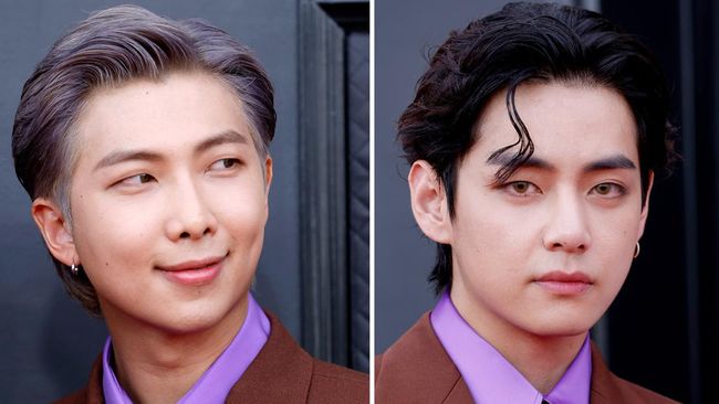 RM dan V lulus dari pelatihan dasar wajib militer pada hari ini, Selasa (16/1). Leader BTS itu pun memberikan pidato saat wisuda.