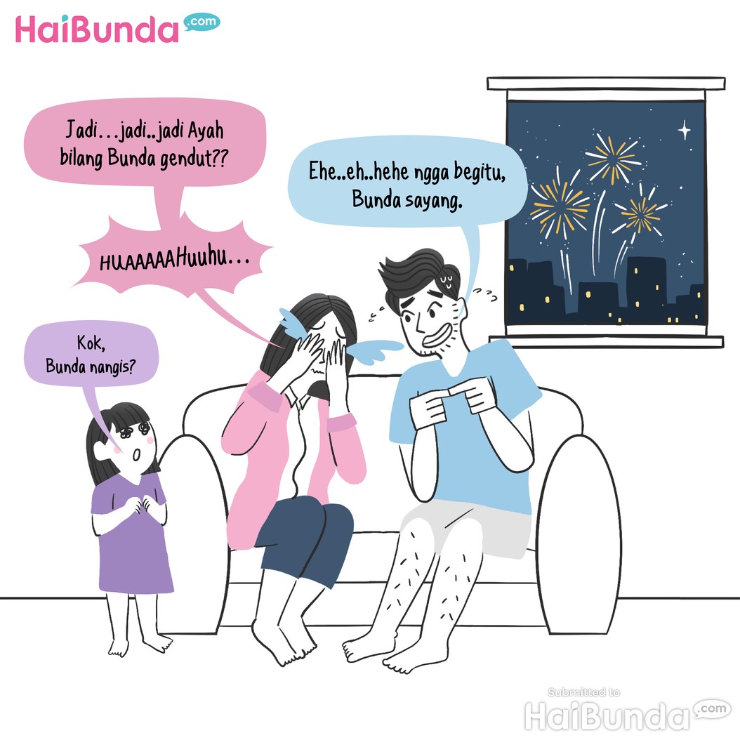 Komik&colon; Bunda Mah Resolusi Mulu Nih