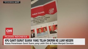 VIDEO: KPU Ganti Surat Suara yang Telah Dikirim ke Luar Negeri