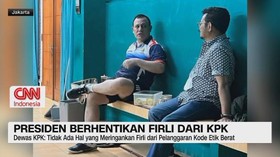VIDEO: Presiden Berhentikan Firli Dari KPK