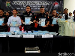 Polres Tangsel Gagalkan Peredaran 27 Kg Ganja untuk Malam Tahun Baru