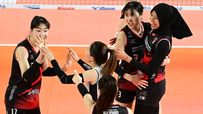 Megawati Hangestri Pertiwi Goes Viral with Tiktok Dance at Korean Volleyball League All Star Match