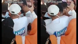 Viral Sosok Pria Bertopi Putih Diduga Tampar Anies Baswedan Saat Kampanye