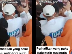 Viral Sosok Pria Bertopi Putih Diduga Tampar Anies Baswedan Saat Kampanye