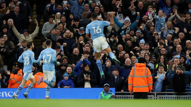 Manchester City berhasil mengalahkan Sheffield United dalam laga Liga Inggris di Stadion Etihad, Sabtu (30/12).