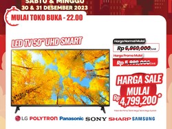 TV LED 50 UHD Smart TV di Transmart Full Day Sale Diskon Rp 2,1 Juta
