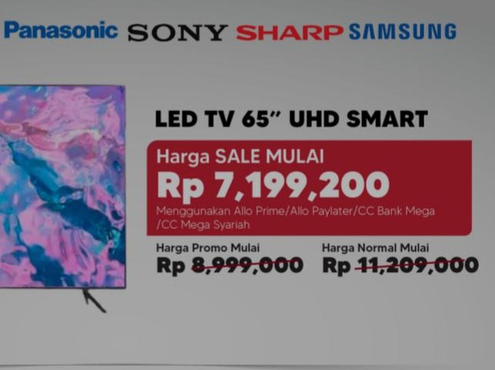 Berburu Produk Murah di Transmart Full Day Sale Jelang Tahun Baru, TV 65 Inch Diskon Rp4 Juta